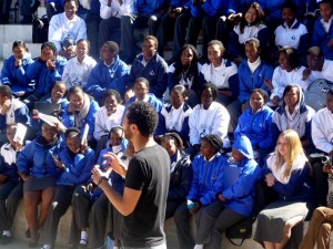 With Students in Lesotho, Africa